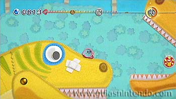 Kirby en el reino de los hilos