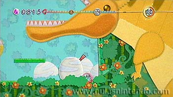 Kirby en el reino de los hilos