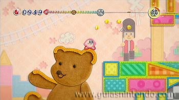 Kirby en el reino de los hilos