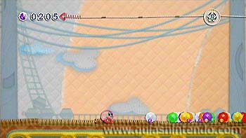 Kirby en el reino de los hilos