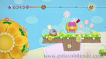 Kirby en el reino de los hilos