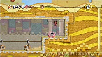 Kirby en el reino de los hilos
