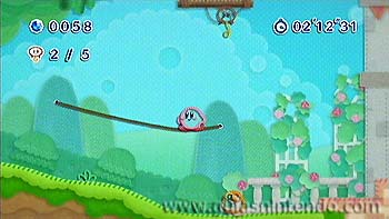 Kirby en el reino de los hilos