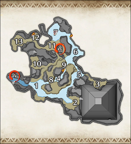Monster Hunter Rise - Mapa Bosque inundado